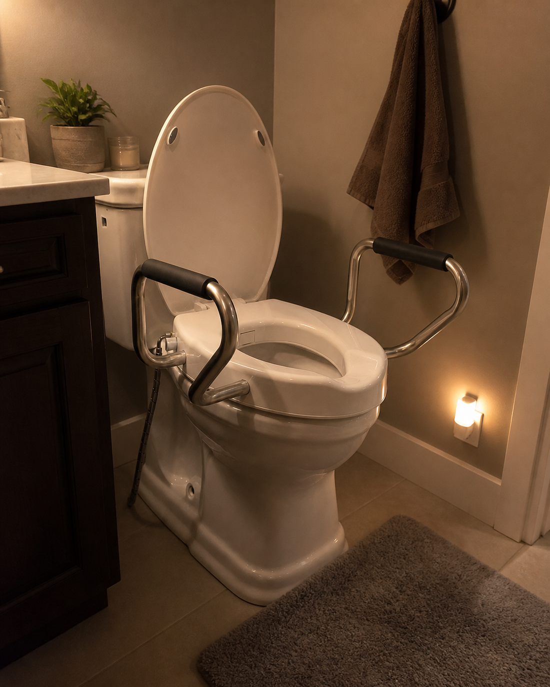 Toilet Support or Bathroom Remodel? A Family Guide for Aging in Place