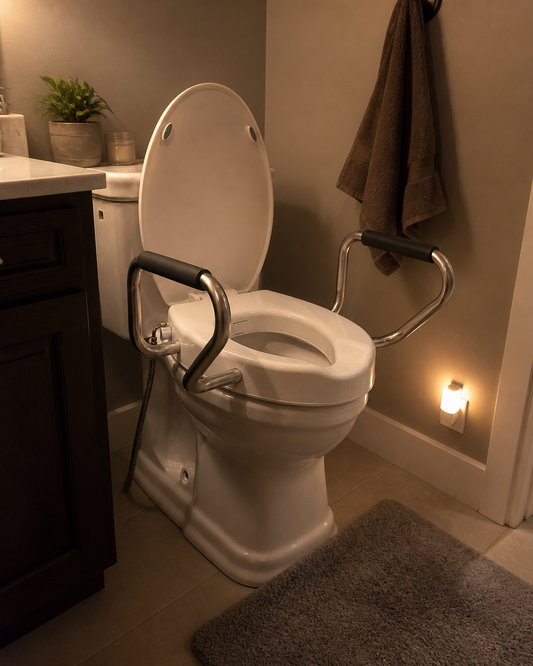 Toilet Support or Bathroom Remodel? A Family Guide for Aging in Place